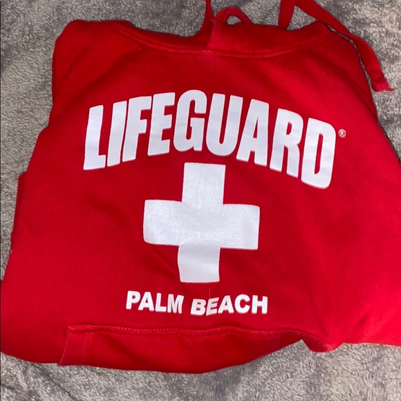 Brandy Melville Tops - ❤️Palm Beach, FL Lifeguard hoodie